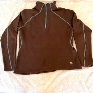 Mountain Hardwear fleece zip top XL